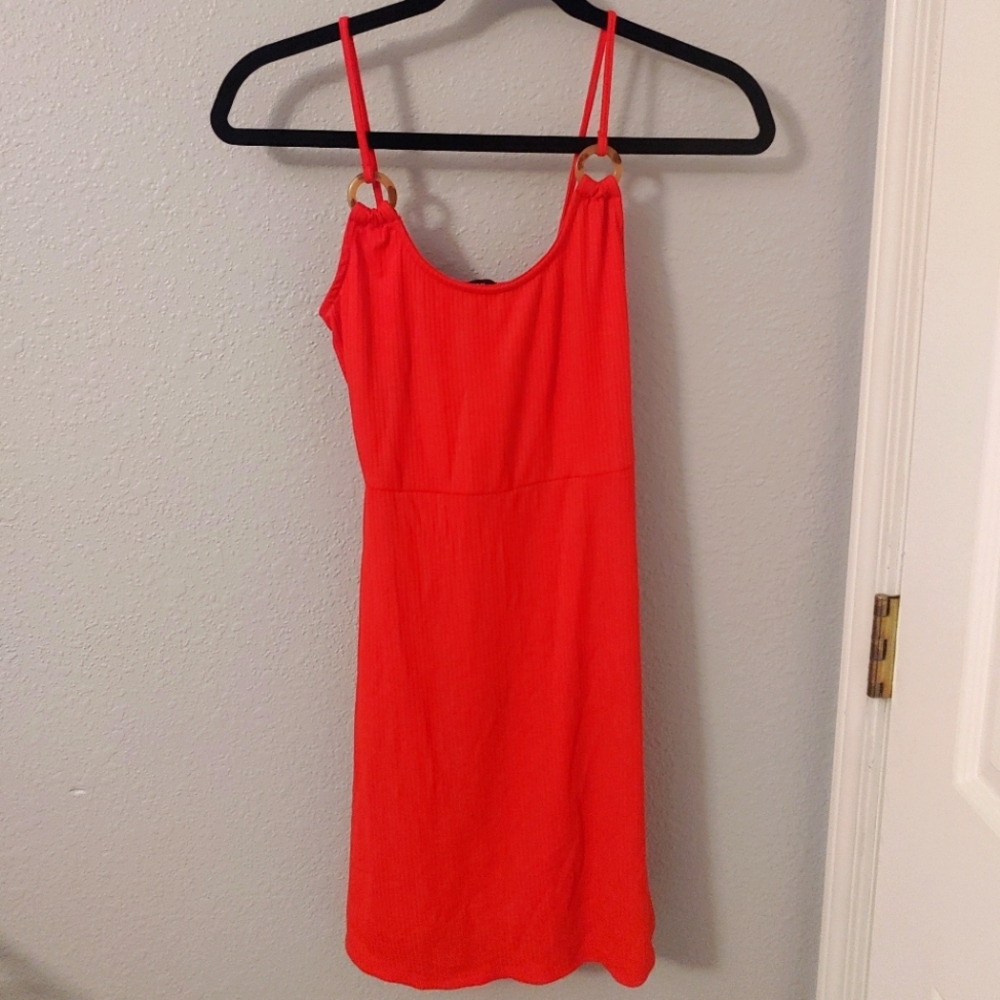 Red Sleeveless Forever 21 Dress